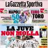 L'apertura de La Gazzetta dello Sport: "La Juve non molla". Ma c'è il rischio stangata UEFA