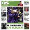 La Fiorentina batte 2-1 il Milan, l'apertura di QS: "El Diablo Nico. Che goduria!!"