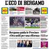 L'Eco di Bergamo apre: "L'Atalanta diverte, ma si arrende al Real Madrid"