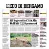 Nuovo stile Atalanta, L'Eco di Bergamo intitola: "Presenta la nuova maglia con sponsor Lete"