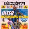 La prima pagina de La Gazzetta dello Sport sull'Inter: "Mezzogiorno di fuga"