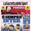 La Gazzetta dello Sport apre: "È sempre Inter". Nerazzurri ai quarti di Coppa Italia