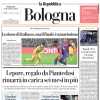 La Repubblica (ed. Bologna) apre: "Lezione di Italiano ma il finale è amarissimo"