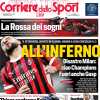 Disastro Milan in Champions, l'apertura del Corriere dello Sport: "All'inferno"