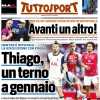 L'apertura di Tuttosport sul mercato della Juventus: "Thiago, un terno a gennaio"