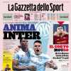La Gazzetta dello Sport in prima pagina: "Anima Inter. Roma, il corto Mouso"