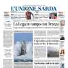 Il Cagliari attende il Frosinone, L'Unione Sarda in prima pagina: "Nandez: missione-salvezza"