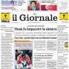 La prima pagina de Il Giornale: "Rimonta Supercoppa, al Milan il primo trofeo"