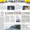 Napoli e Milan su Conte, Il Mattino titola: "Sfida tra azzurri e rossoneri per l'ex Tottenham"
