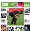 QS in prima pagina: "Ora il Diavolo perde la voce. Crisi Milan: 3-3 nel silenzio dei tifosi"