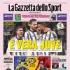 La prima pagina de La Gazzetta dello Sport sulla Coppa Italia: "È vera Juve"