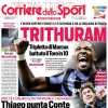 L'apertura del Corriere dello Sport sulla vittoria dell'Inter di ieri sera: "Trithuram"