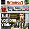 Tuttosport in prima pagina sul ritorno in campo della Juve: "Tutti vogliono Yildiz"