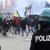 Alta tensione a Vicenza: scontri fra i tifosi del Taranto e la polizia fuori dal 'Menti'