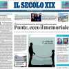 La prima pagina del Secolo XIX: "I destini incrociati nel derby ligure tra Samp e Spezia" 