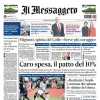 L'apertura de Il Messaggero sui giallorossi: "Roma, Lukaku risolve tutti i problemi"