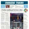 Il Corriere di Torino in apertura sulla Juventus: "Tesoro Vlahovic, arriva il Bayern"