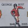 VIDEO - Irlanda del Nord-Italia nella città di Best: il murales dedicato al campione di Belfast