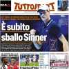 Tuttosport in prima pagina: "Il rigorino al'Inter fa infuriare Conte e il Napoli"