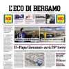 L'apertura de L'Eco di Bergamo sui nerazzurri: "Atalanta, i voti della stagione"