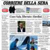 Corriere della Sera in prima pagina: "Doppia vittoria per Inter e Napoli"