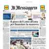 Il Messaggero apre con Torino-Roma: "Ancora Lukaku, ma vale un punto"