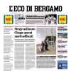 L'Eco di Bergamo apre: "L'Atalanta soffre ma vince, certa la prossima Europa"