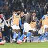 Grande festa al Maradona, Conte in campo abbraccia la squadra