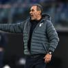 Lazio, Sarri: "La partita è finita 18 tiri a 7. C'è rammarico per il risultato non...