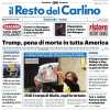 Il Resto del Carlino in prima pagina: "Prima vittoria in Champions per il Bologna"