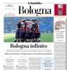 Thiago Motta batte anche la Lazio, La Repubblica di Bologna in prima pagina: "Infinito"