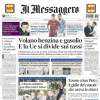Il Messaggero in taglio alto: "Roma e Lazio, vietato perdere punti Champions"