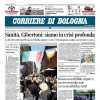 La prima pagina del Corriere di Bologna: "Motta carica i suoi e aspetta l'Udienese"