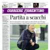 La prima pagina del Corriere Fiorentino sul match con la Lazio: "Partita a scacchi"