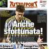 La Juventus perde a Napoli, Tuttosport in apertura: "Anche sfortunata"