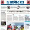 Il Secolo XIX: "Lo Spezia resiste un tempo, poi si inchina a Osimhen. Genoa, buio fitto a Parma"