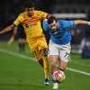Meret abbassa la saracinesca in avvio, poi tanto equilibrio: Napoli-Barcellona 0-0 al 45'