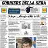 Corriere della Sera in prima pagina sulla Nazionale: "Italia-Germania, vietato sbagliare"