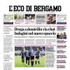 L'Eco di Bergamo intitola: "L'Atalanta batte l'Empoli 2-0 e avvicina la Roma"