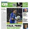 Nations League, l'Italia sfida il Belgio. QS in prima pagina: "Primo match point" 