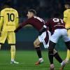 Torino-Milan 2-1 all'intervallo: i rossoneri si complicano la vita e perdono anche...