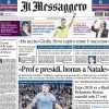 Il Messaggero così oggi in prima pagina: "Fa tutto Immobile, Lazio agli ottavi"