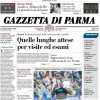 La Gazzetta di Parma in prima pagina: "Pareggio per i ducali: finisce 1-1 contro l'Empoli"