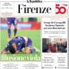 La Repubblica di Firenze: "Nico Gonzalez, illusione viola. L'Inter vince la Coppa Italia"