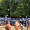 Hellas Verona, l'omaggio a Osvaldo Bagnoli nel giorno dei suoi funerali. Le immagini...