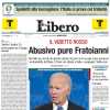 Libero in prima pagina: "Spalletti alla bersagliera: l'Italia ci prova col tridente"