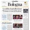 La prima di oggi de La Repubblica (ed. Bologna): "Castro illumina il Dall'Ara"