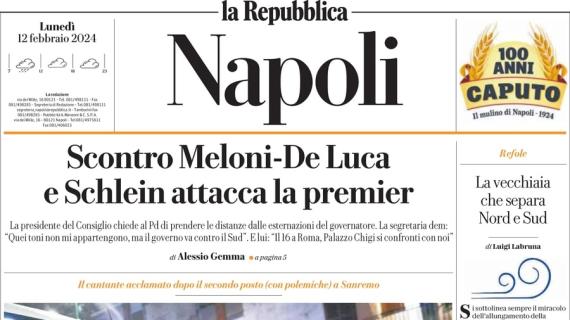 L'ed. di Napoli de La Repubblica: "Champions lontana, non funziona il ribaltone di Mazzarri"