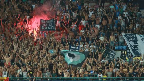 Laser e bengala: Napoli, 20mila euro di multa dopo la gara con la Juve