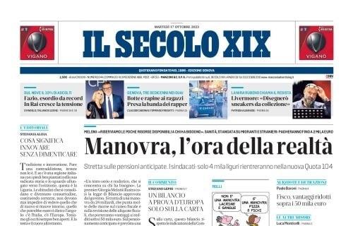 L'Italia torna a Wembley, la prima pagina sportiva de Il Secolo XIX: "Nel segno di Vialli"